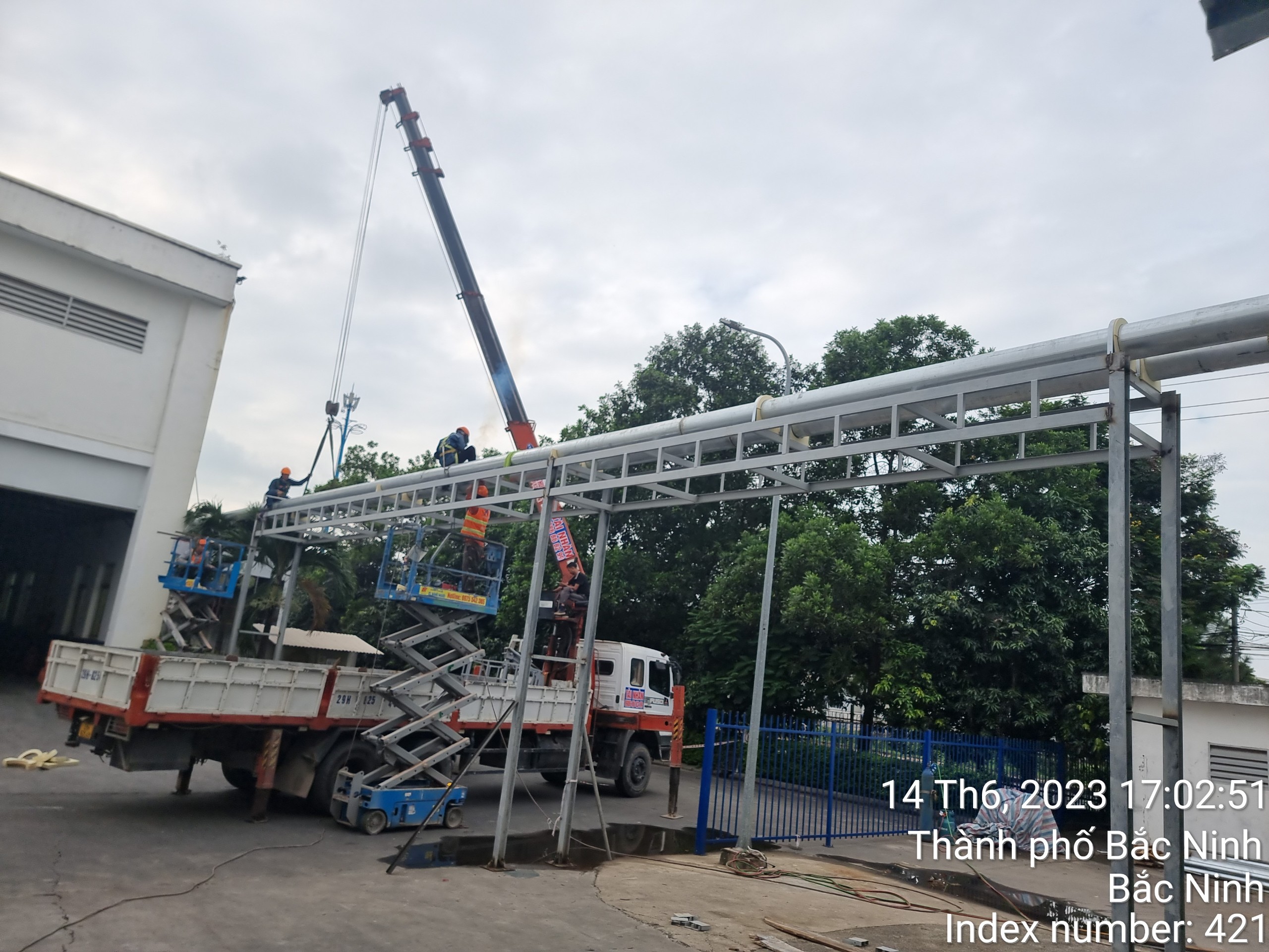 Lắp đặt hệ thống van điện từ điều khiển tự động kết nối hệ thống BMS nhà máy