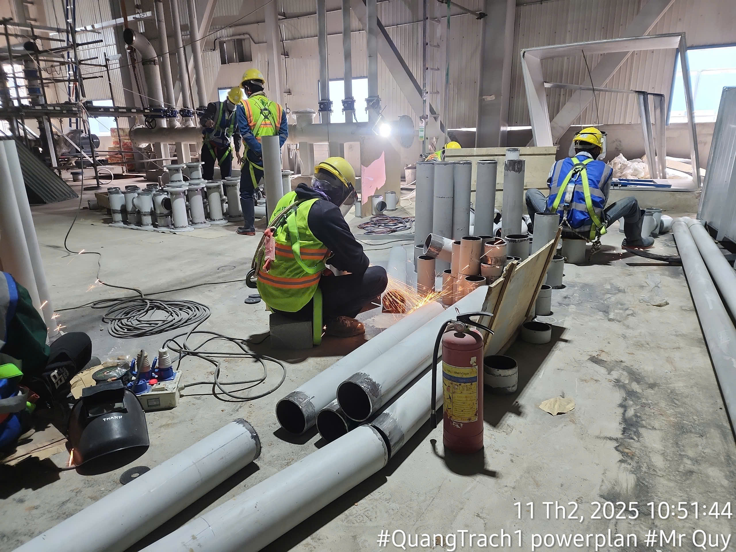 Nghiệm thu hoàn thiện hệ thống thông gió và HVAC cùng Ban quản lý dự án EVN
